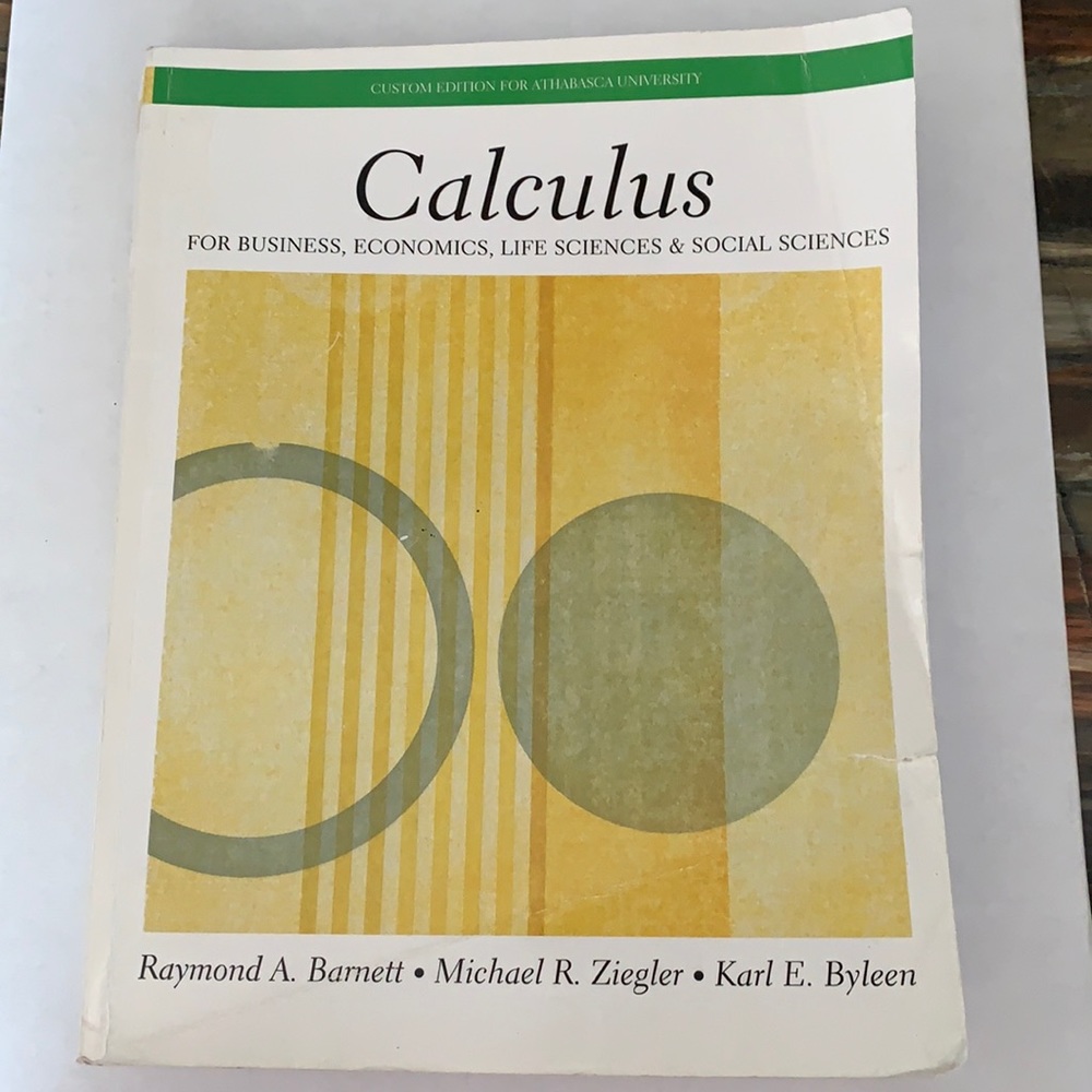 SALE!! Calculus textbook Raymond Barnett.